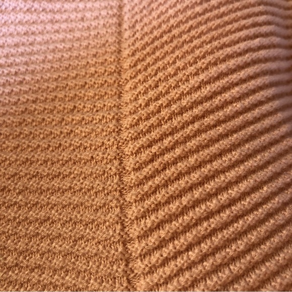 Calvin Klein Jeans Shell pink tunic length cotton ribbed sweater v neck XL - Picture 9 of 10